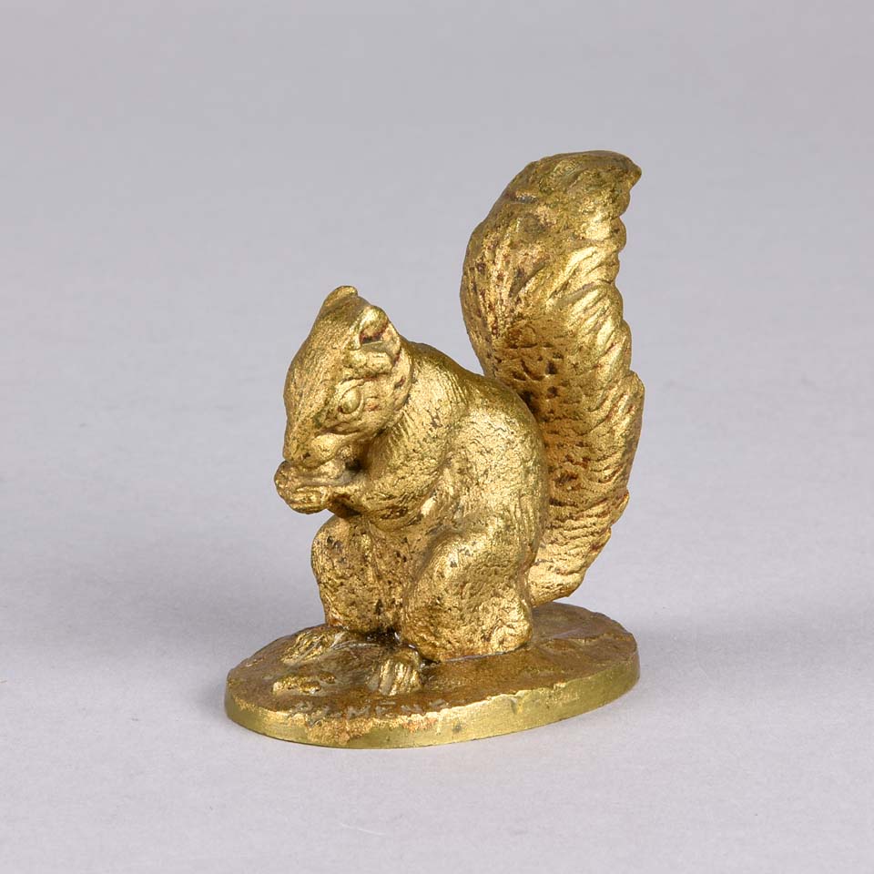 Mene Squirrel - Animalier Bronze by Pierre J Mene - Hickmet Fine Arts