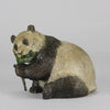 Seated Panda Bronze by Leroy