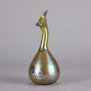 Papillon Silvered Vase by Johann Loetz