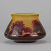 Cameo glass entitled "Floral Bowl" by Paul Nicolas - Hickmet Fine Arts