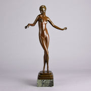 Delicate Paul Philippe - Art Deco Bronze Sculptures - Hickmet Fine Arts