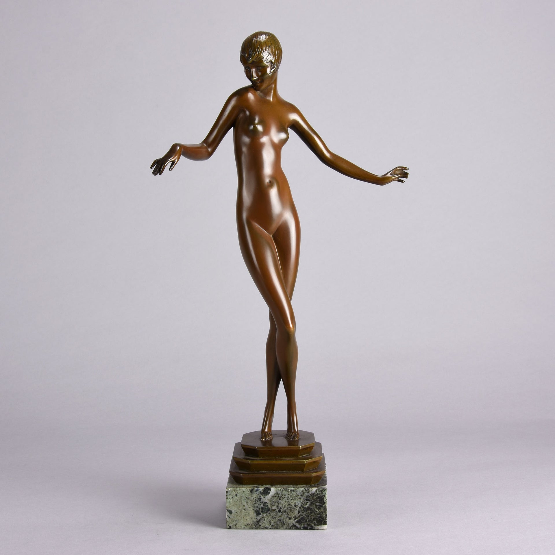 Delicate Paul Philippe - Art Deco Bronze Sculptures - Hickmet Fine Arts