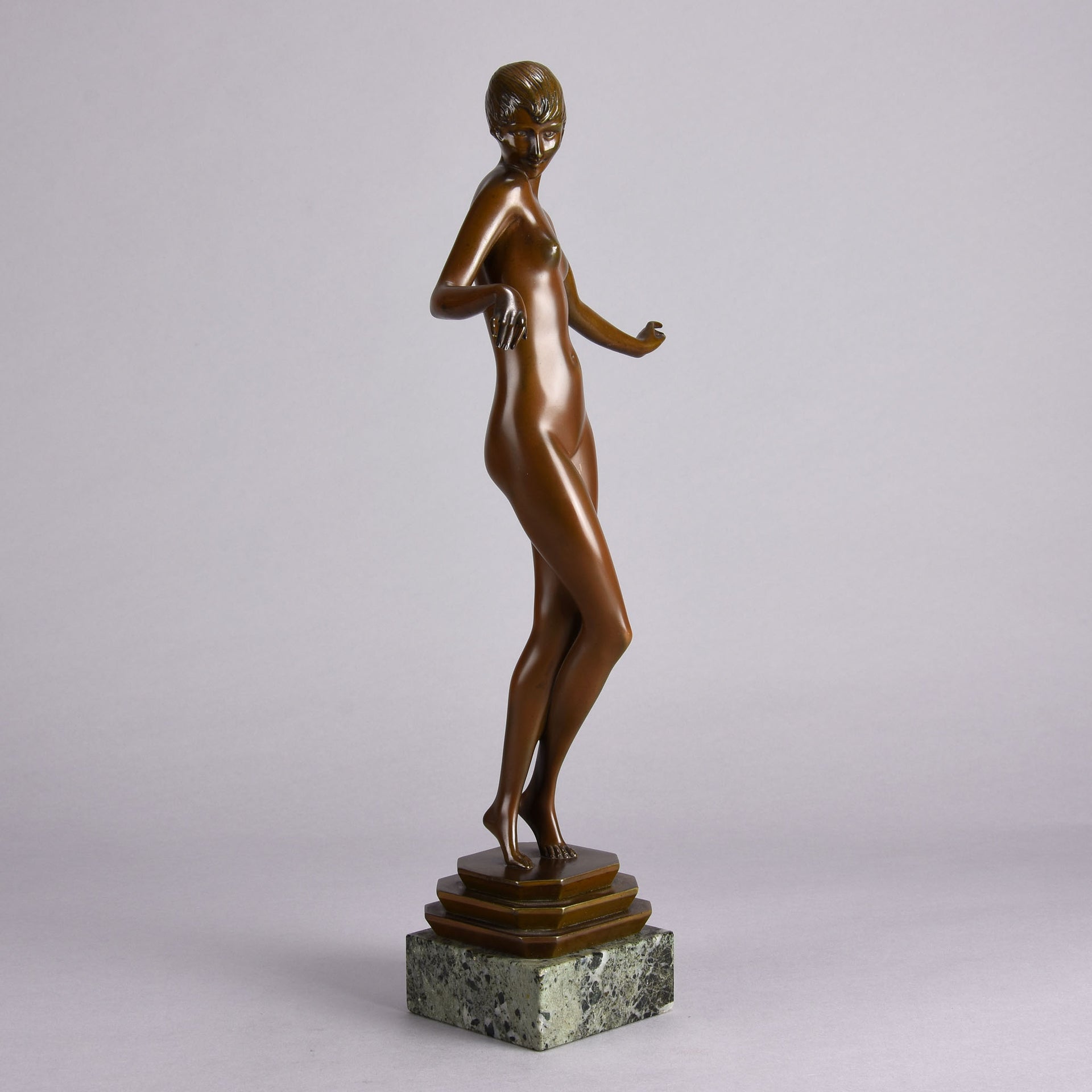Delicate Paul Philippe - Art Deco Bronze Sculptures - Hickmet Fine Arts