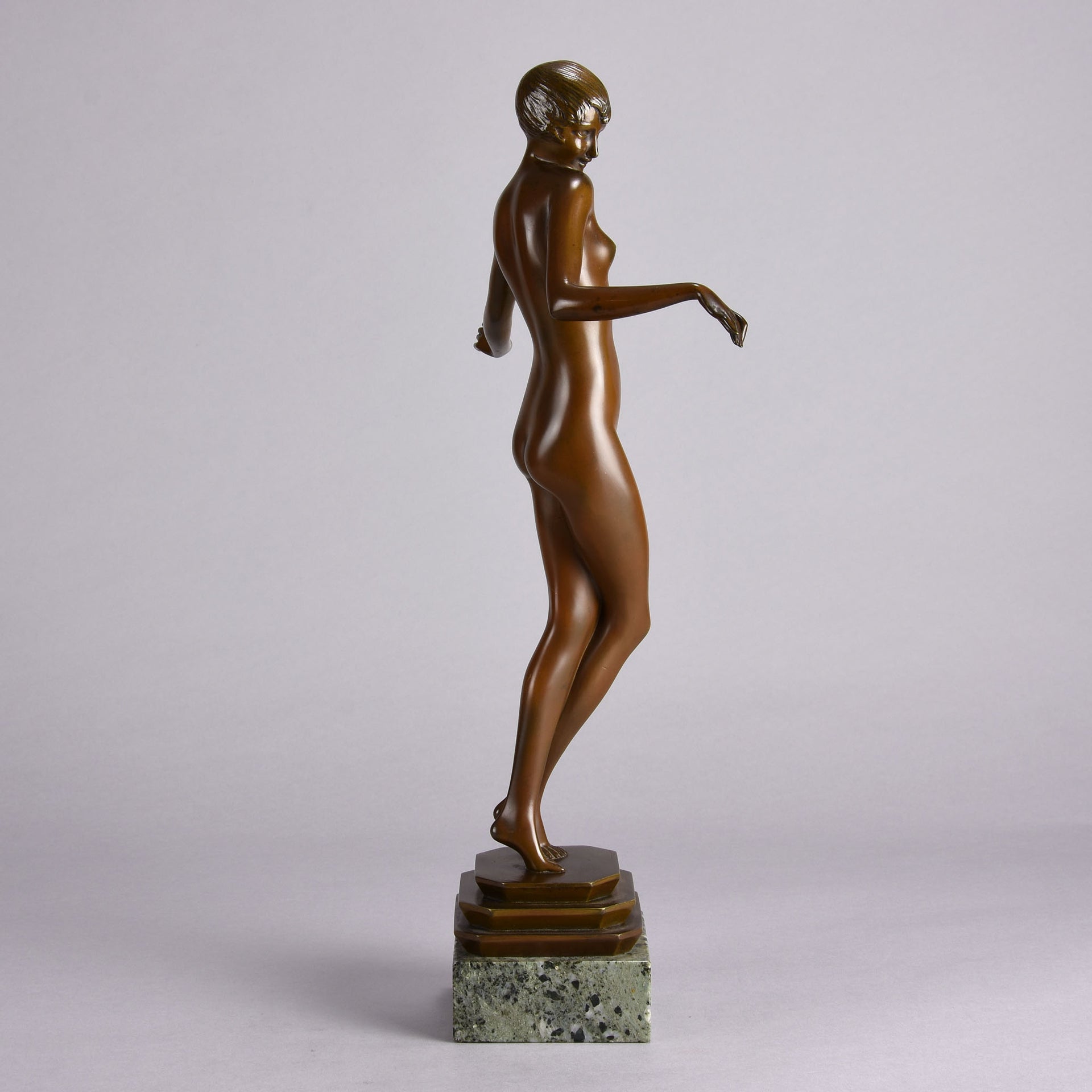 Delicate Paul Philippe - Art Deco Bronze Sculptures - Hickmet Fine Arts