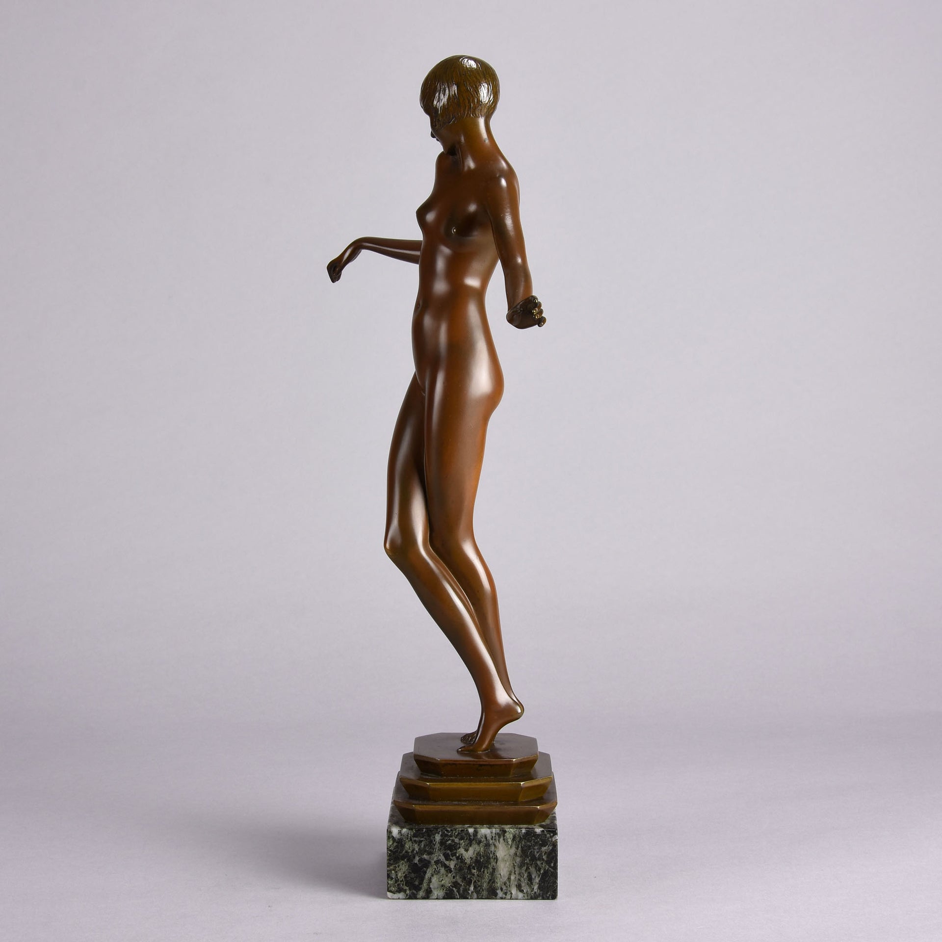 Delicate Paul Philippe - Art Deco Bronze Sculptures - Hickmet Fine Arts
