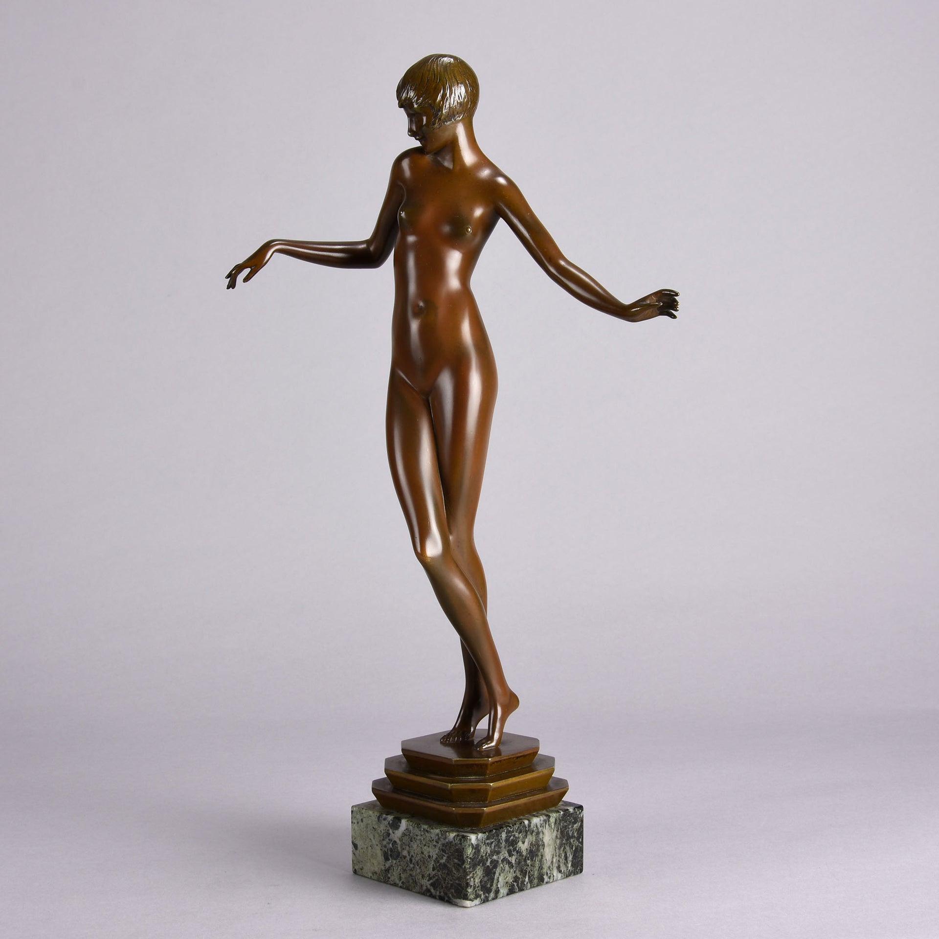 Delicate Paul Philippe - Art Deco Bronze Sculptures - Hickmet Fine Arts