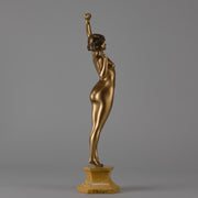 Paul Philippe Le Reveil -  Art Deco Bronze - Hickmet Fine Arts