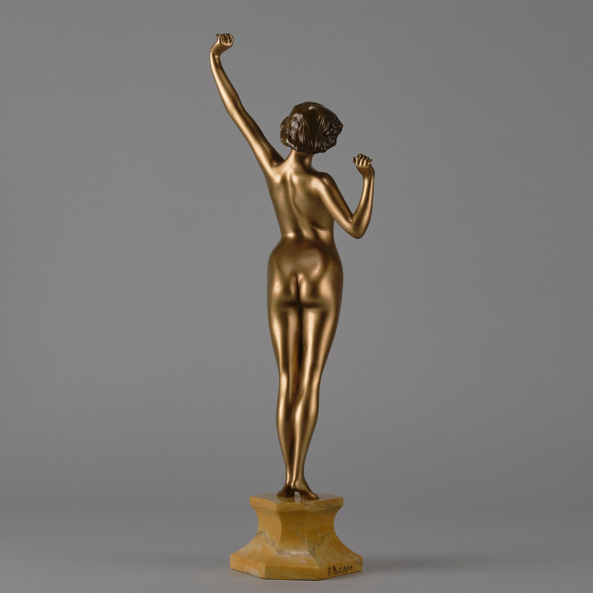 Paul Philippe Le Reveil -  Art Deco Bronze - Hickmet Fine Arts