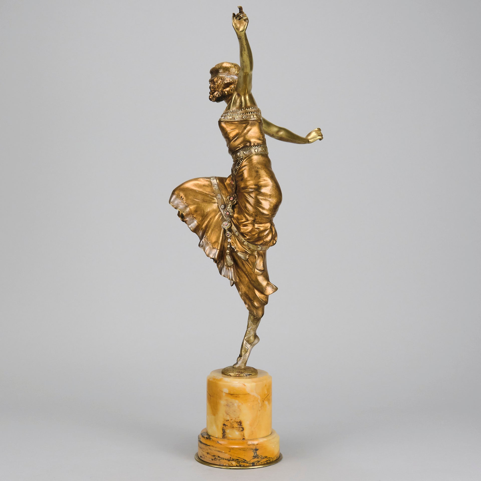 Russian Dancer - Paul Philippe - Art deco figurines - Art Deco Sculpture - Art Deco Bronze Figurines - Art Deco Bronze Lady - Hickmet Fine Arts