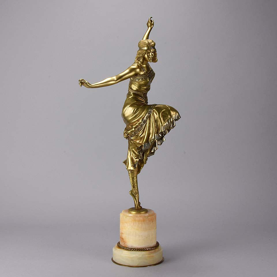 Art Deco Bronze 'Russian Dancer' by Paul Philippe