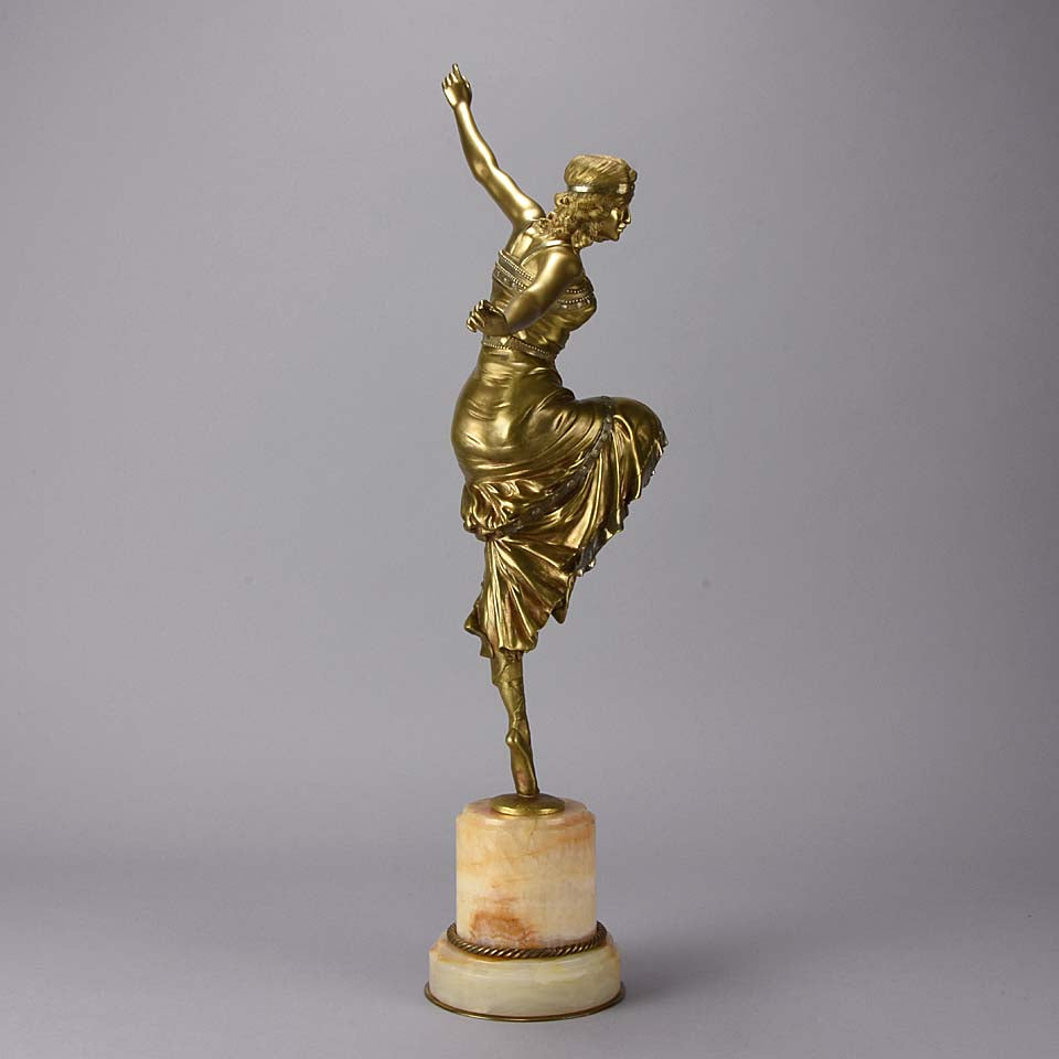Art Deco Bronze 'Russian Dancer' by Paul Philippe