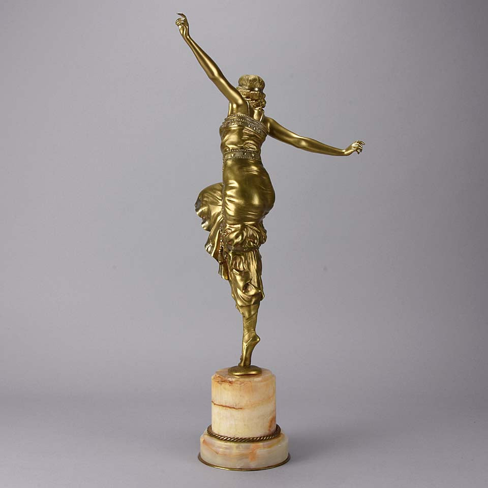 Art Deco Bronze 'Russian Dancer' by Paul Philippe