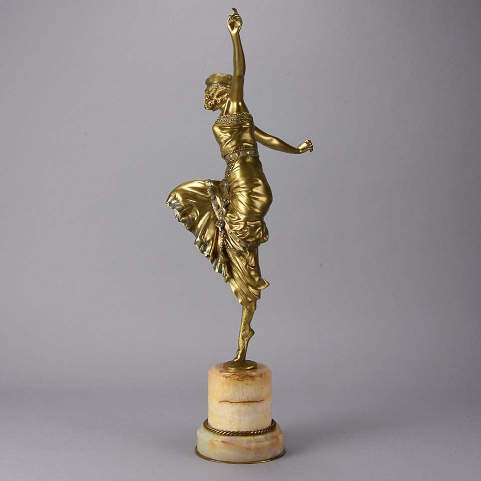 Art Deco Bronze 'Russian Dancer' by Paul Philippe