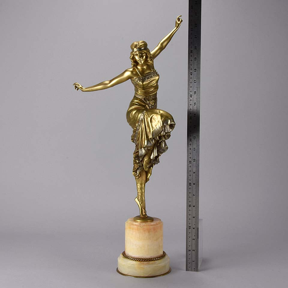 Art Deco Bronze 'Russian Dancer' by Paul Philippe