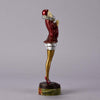 Paul Philippe "Pierette" Art Deco Bronze & Ivory Figure