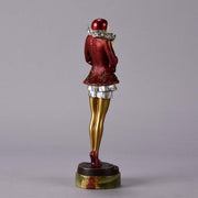 Paul Philippe "Pierette" Art Deco Bronze & Ivory Figure