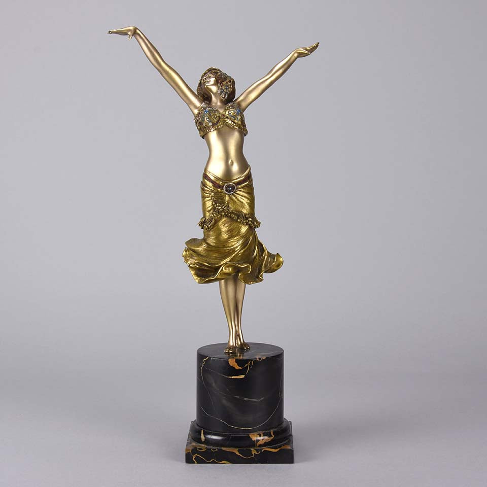 Paul Philippe Bronze - Art Deco Bronze "Radha"- Hickmet Fine Arts