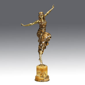 Russian Dancer - Paul Philippe - Art deco figurines - Art Deco Sculpture - Art Deco Bronze Figurines - Art Deco Bronze Lady - Hickmet Fine Arts