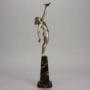 Le Faguays Messenger of Love - Art Deco sculptures for sale - Deco Bronze -  Hickmet Fine Arts