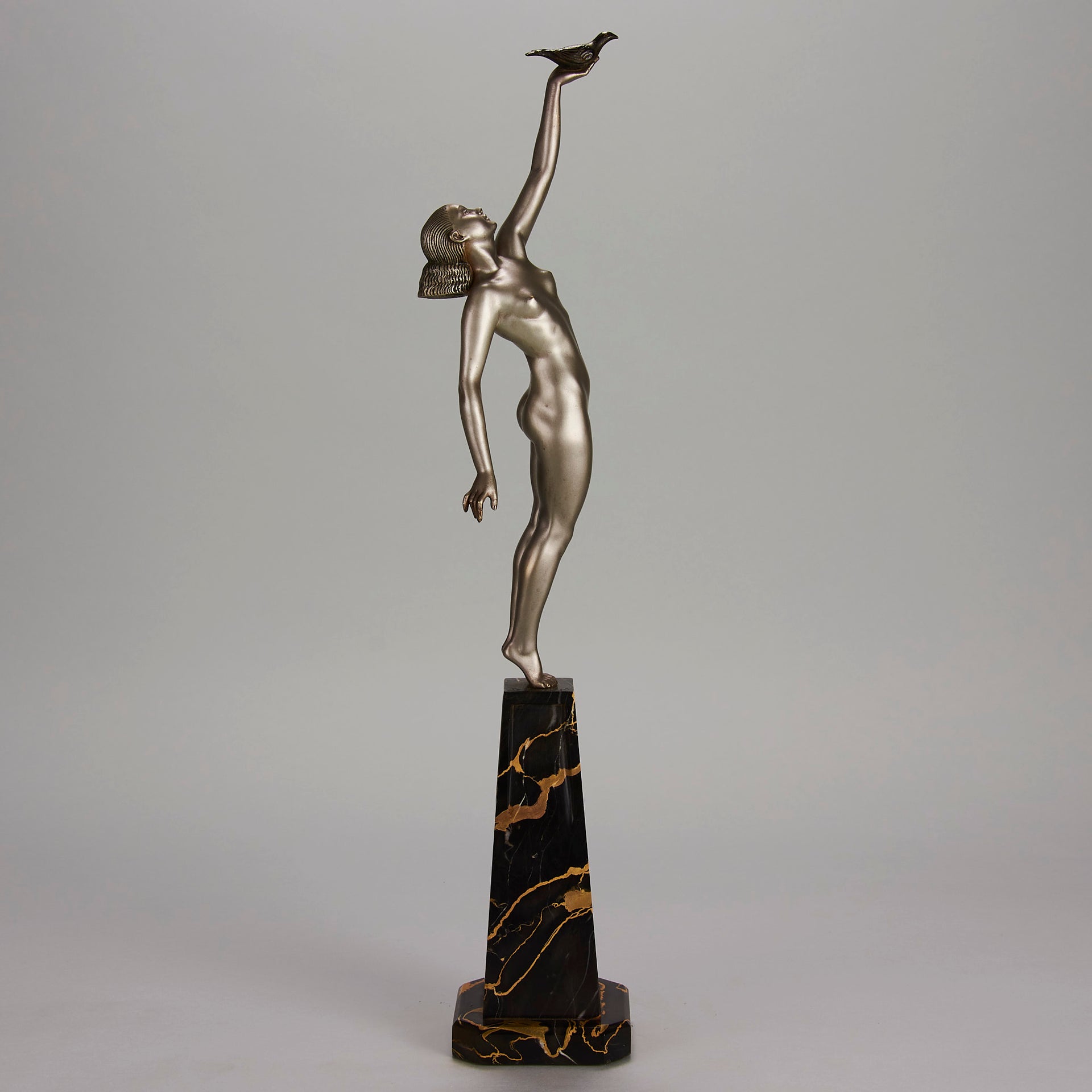 Le Faguays Messenger of Love - Art Deco sculptures for sale - Deco Bronze -  Hickmet Fine Arts