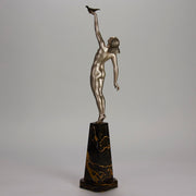 Le Faguays Messenger of Love - Art Deco sculptures for sale - Deco Bronze -  Hickmet Fine Arts