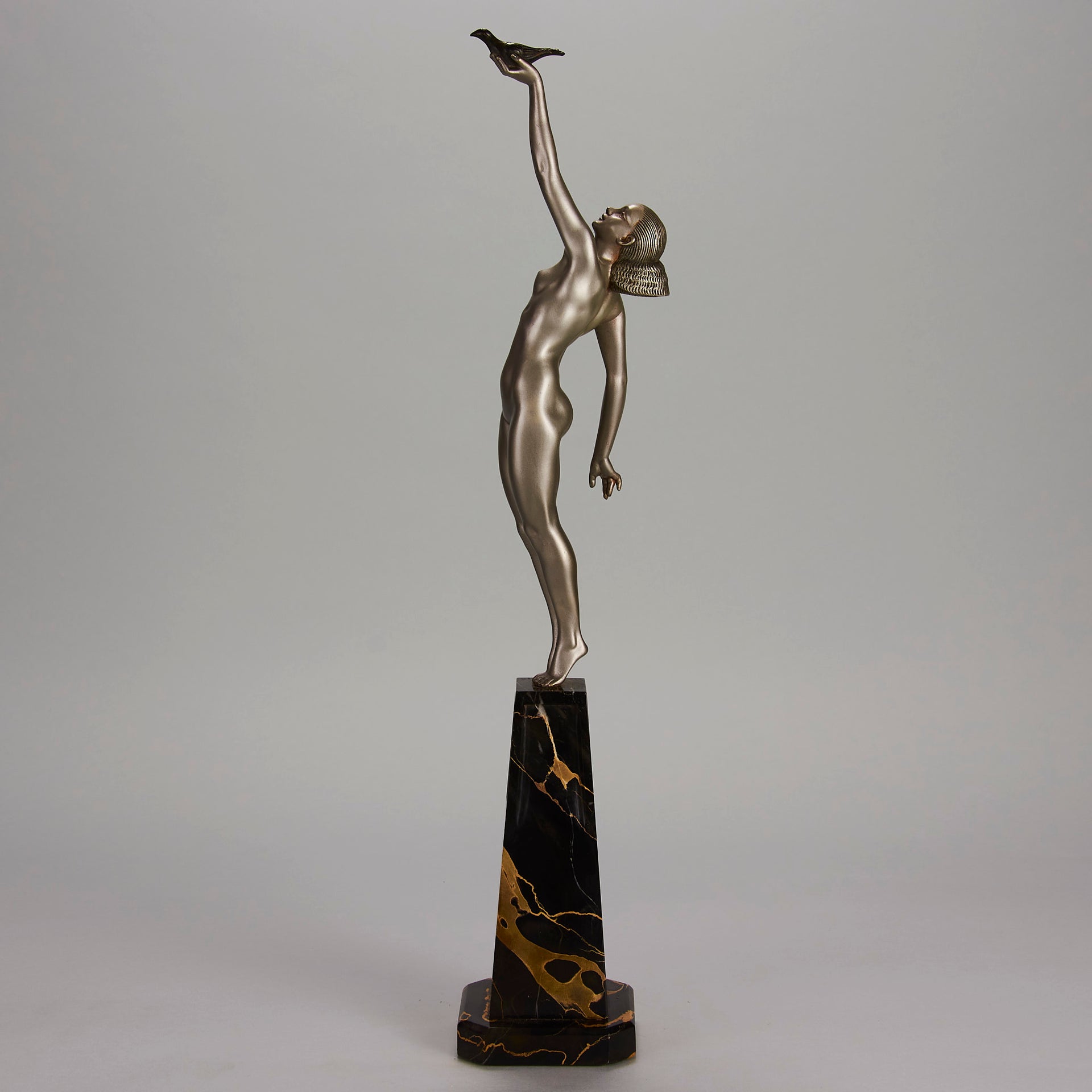 Le Faguays Messenger of Love - Art Deco sculptures for sale - Deco Bronze -  Hickmet Fine Arts