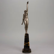 Le Faguays Messenger of Love - Art Deco sculptures for sale - Deco Bronze -  Hickmet Fine Arts