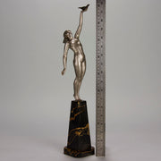 Le Faguays Messenger of Love - Art Deco sculptures for sale - Deco Bronze -  Hickmet Fine Arts