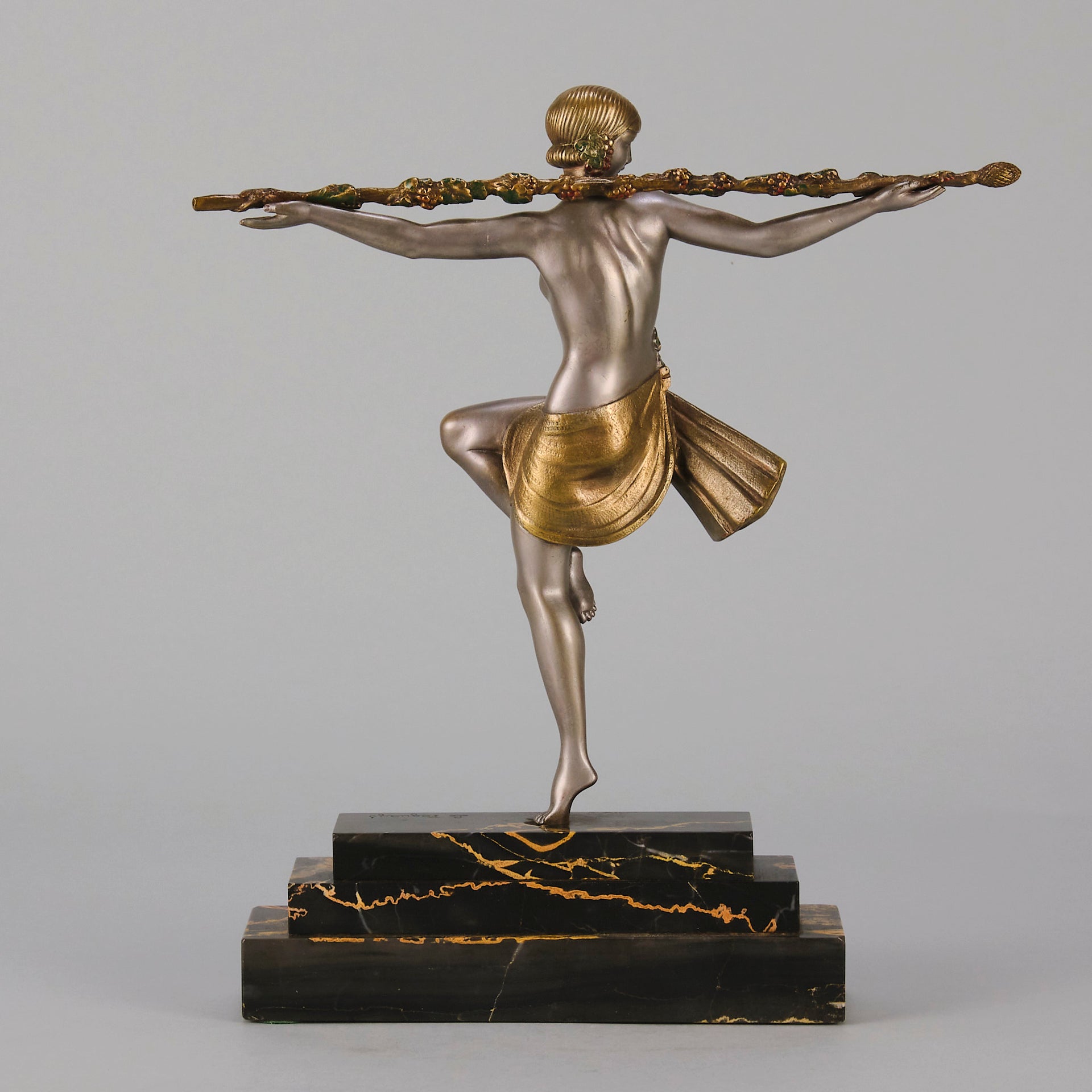  Pierre Le Faguays Bronze - Dancer of Thyrsus - Hickmet Fine Arts