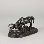 Mene Mare & Foal Animalier Bronze