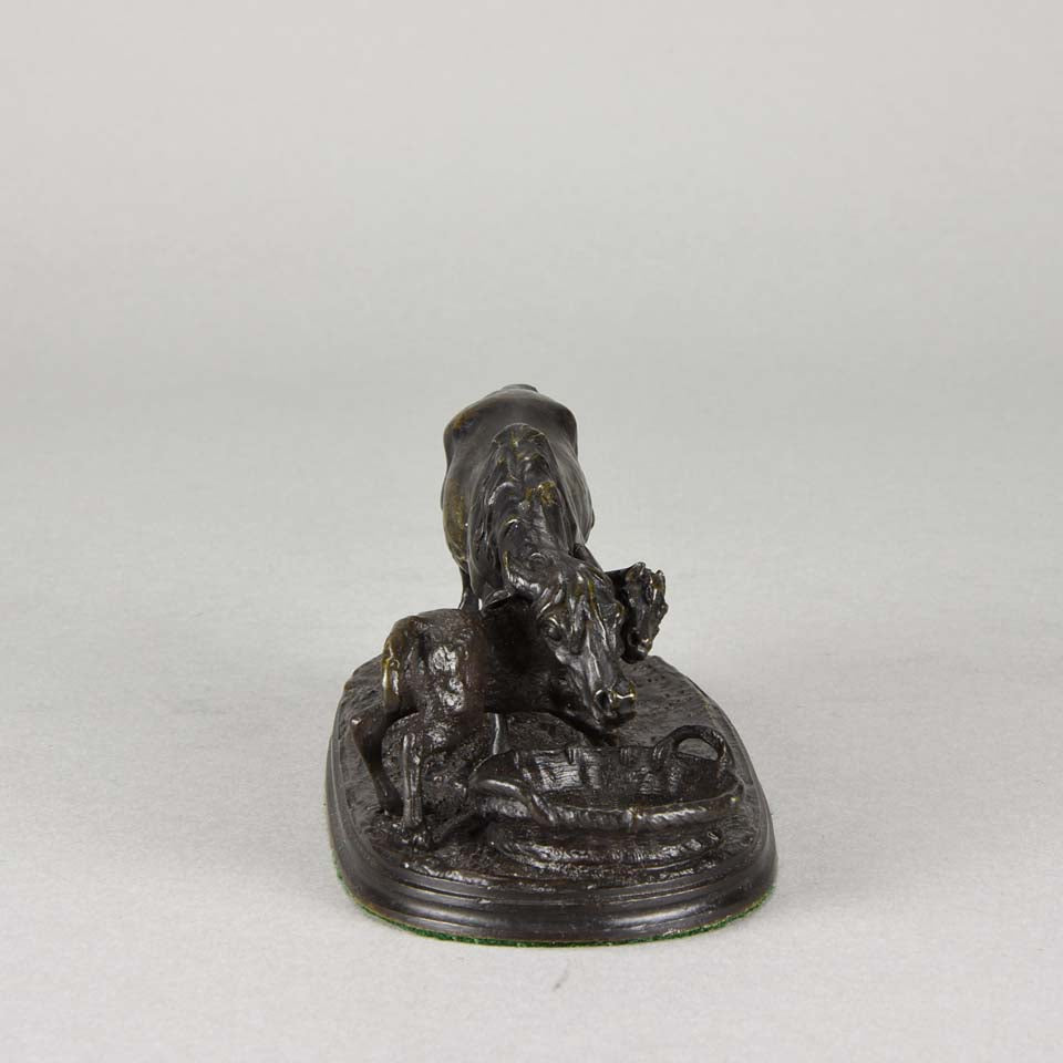 Mene Mare & Foal Animalier Bronze