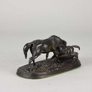 Mene Mare & Foal Animalier Bronze