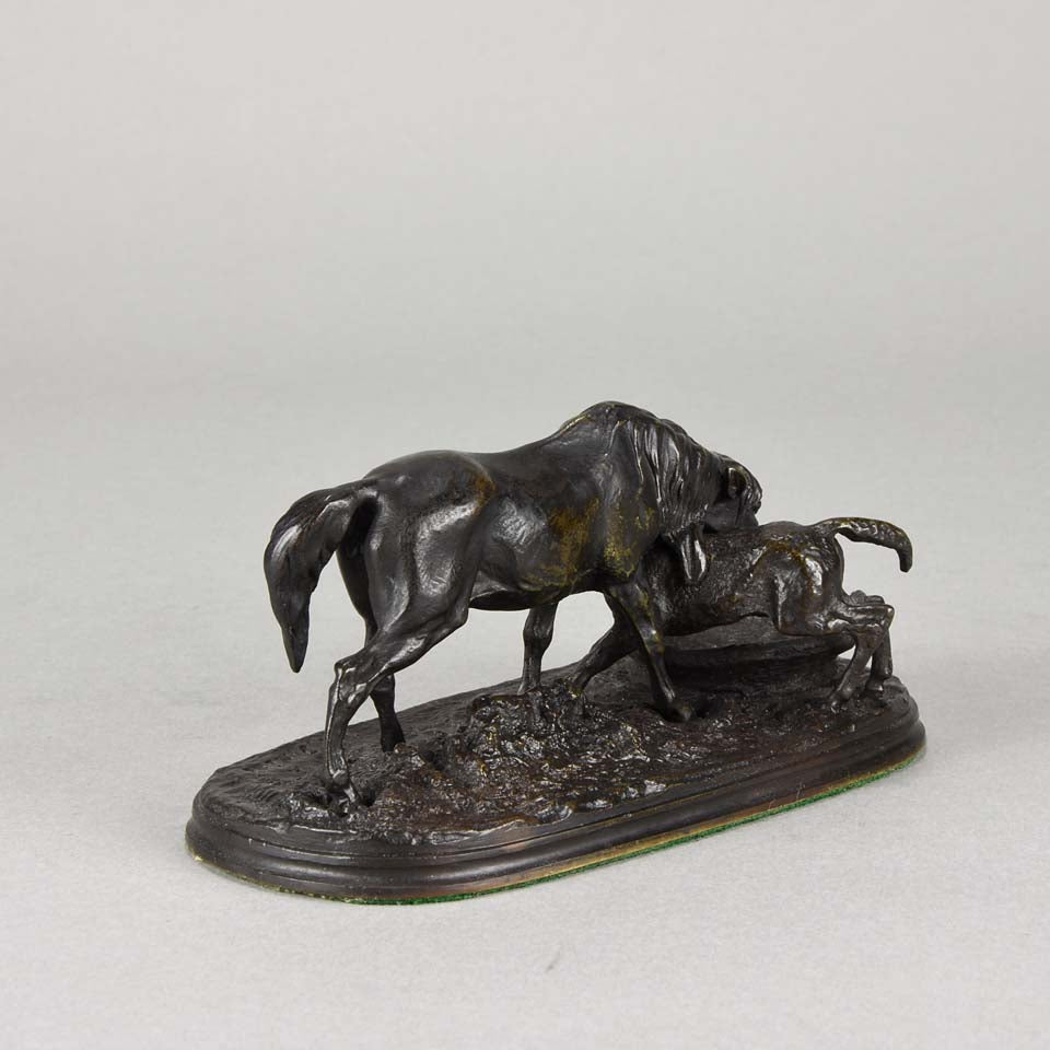 Mene Mare & Foal Animalier Bronze