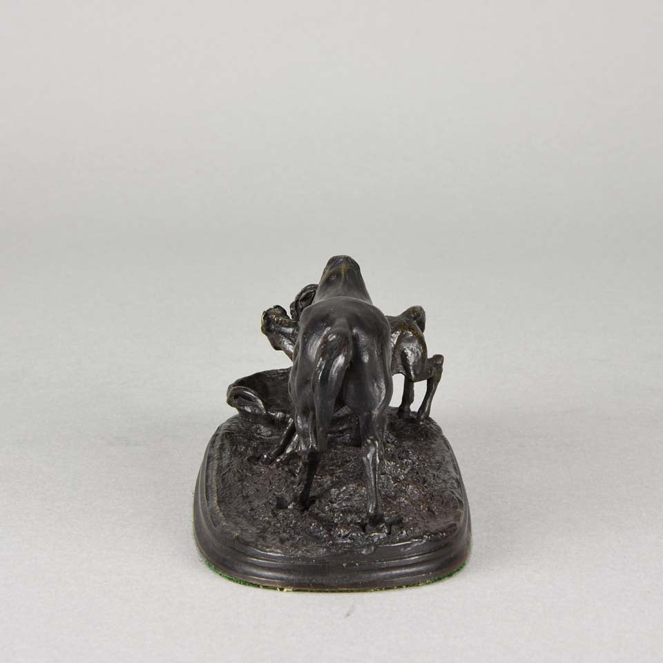 Mene Mare & Foal Animalier Bronze