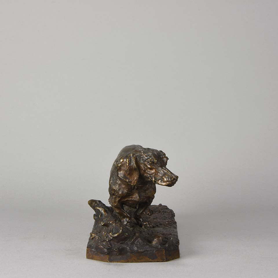 Mene Basset Hound Animalier Bronze