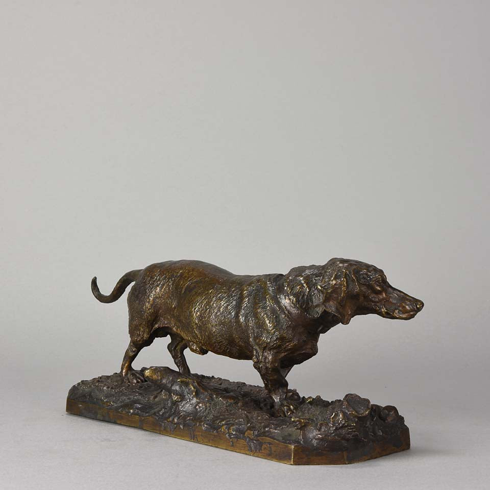 Mene Basset Hound Animalier Bronze