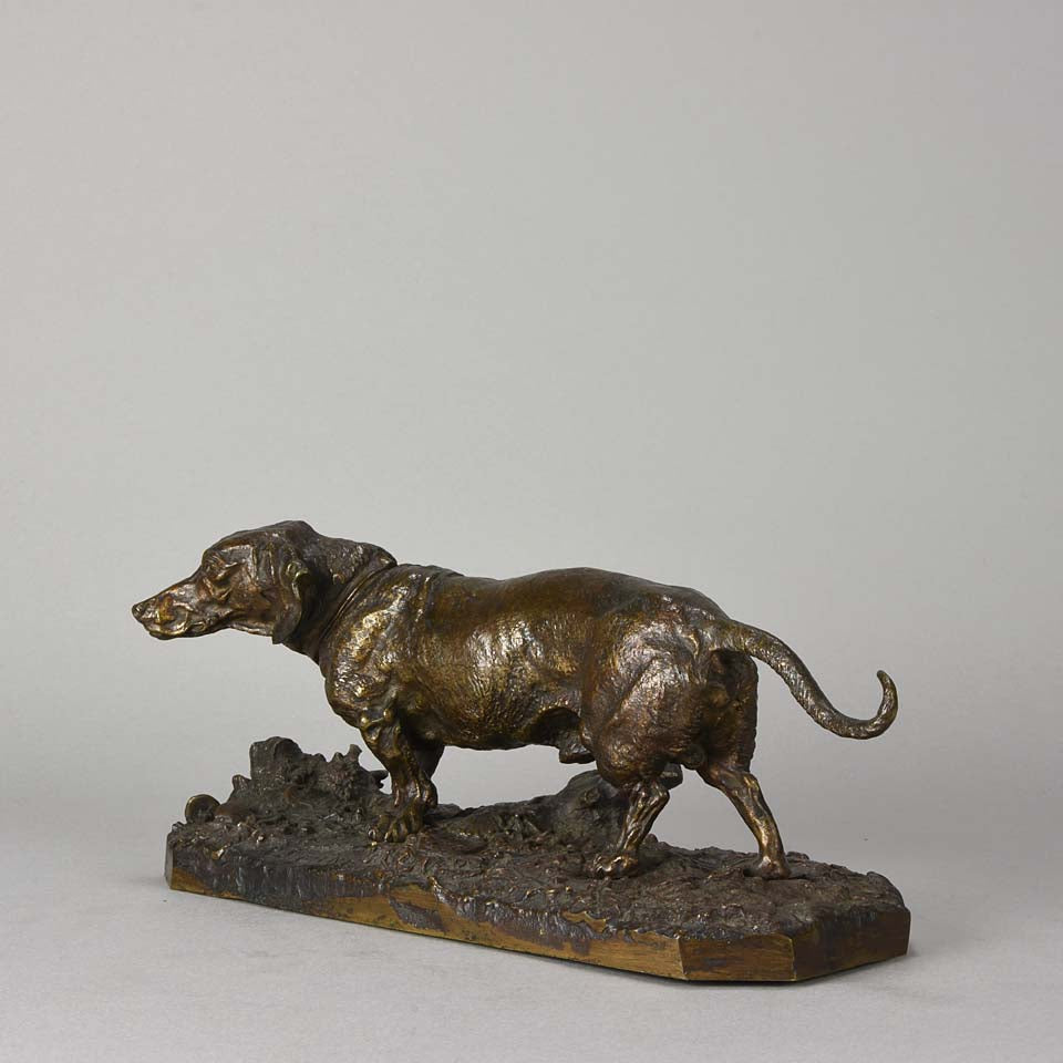 Mene Basset Hound Animalier Bronze