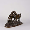 Pierre Jules Mene L'Accolade - Animal Bronze - Hickmet Fine Arts 