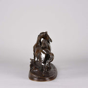 Pierre Jules Mene L'Accolade - Animal Bronze - Hickmet Fine Arts 