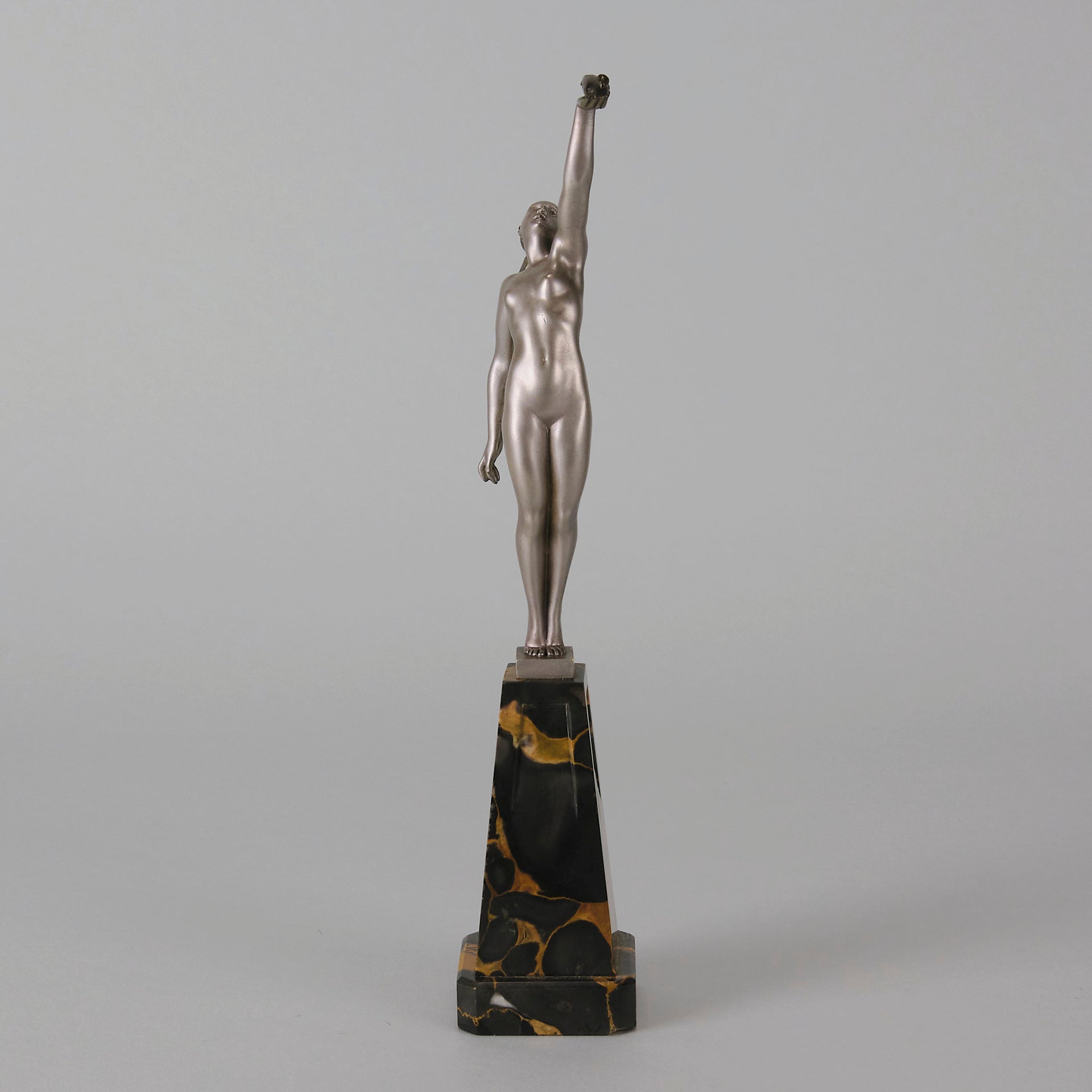 Messenger of Love - Pierre Le Faguays - Art deco figurines - Art Deco Sculpture - Bronze statues for sale - Bronze sculptures for sale - Art Deco Bronze - art deco bronze lady - Hickmet Fine Arts