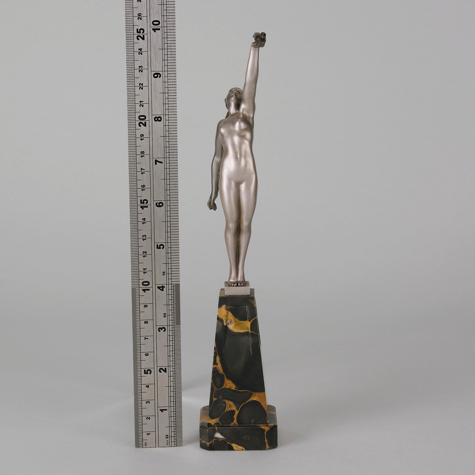 Messenger of Love - Pierre Le Faguays - Art deco figurines - Art Deco Sculpture - Bronze statues for sale - Bronze sculptures for sale - Art Deco Bronze - art deco bronze lady - Hickmet Fine Arts