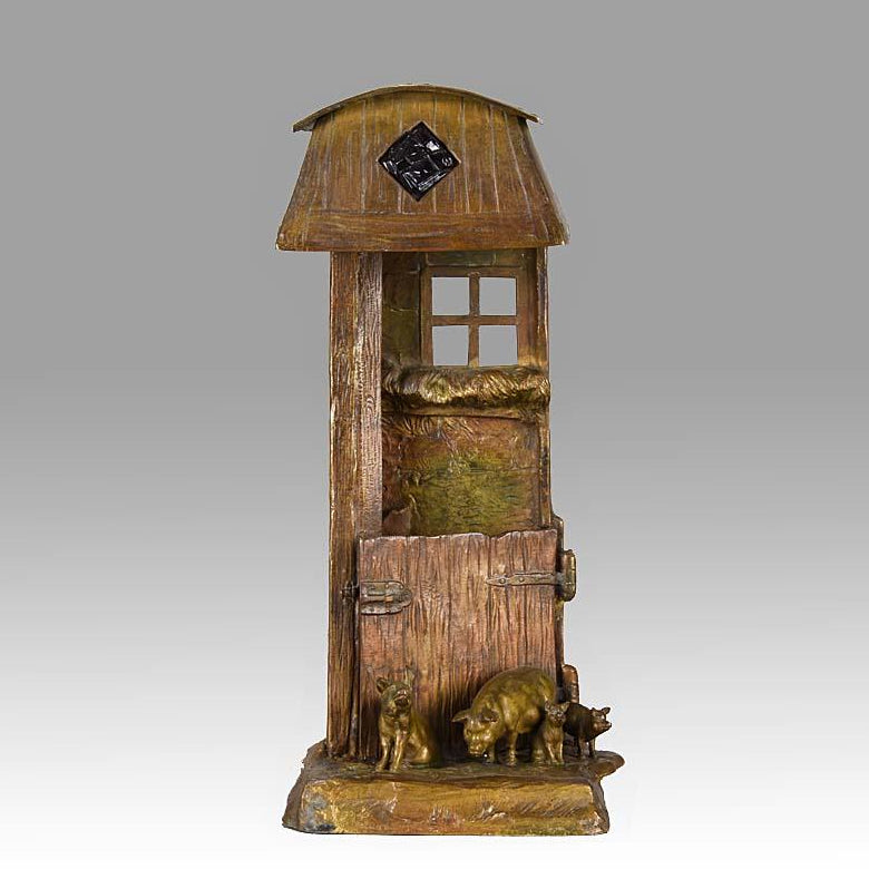 ‘Pig Family Lamp’ by Franz Bergman