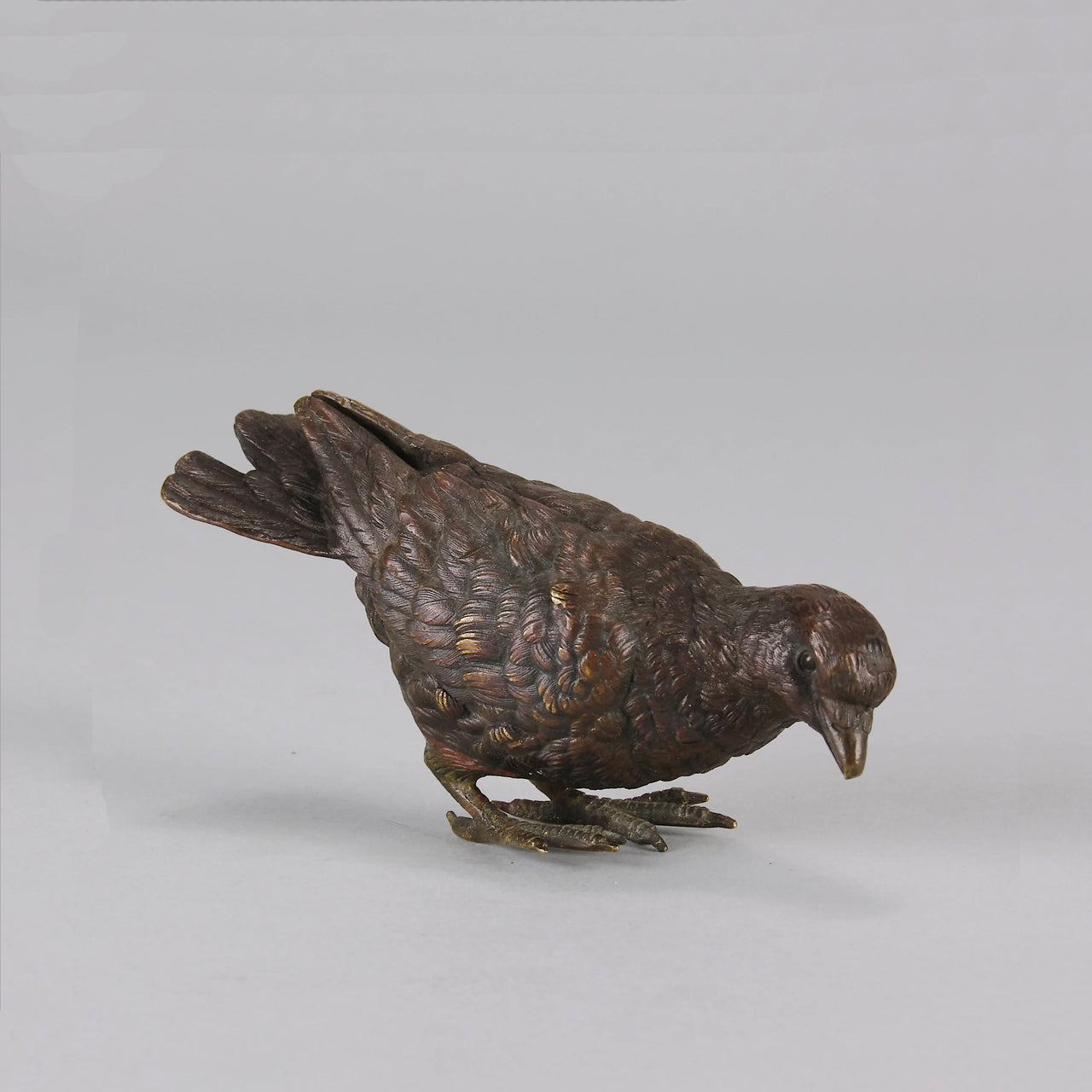 Vienna Bronze "Feeding Pigeon"