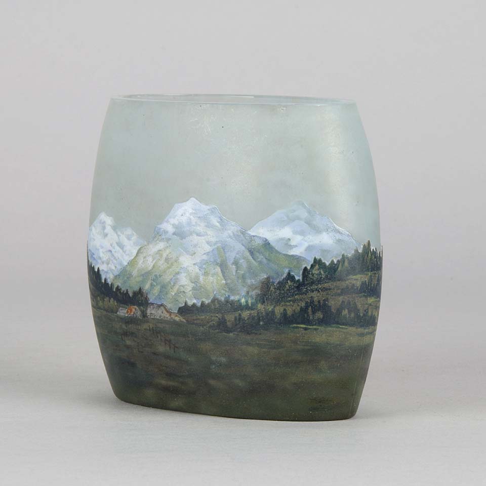 Pillow Alpine Vase by Daum Freres
