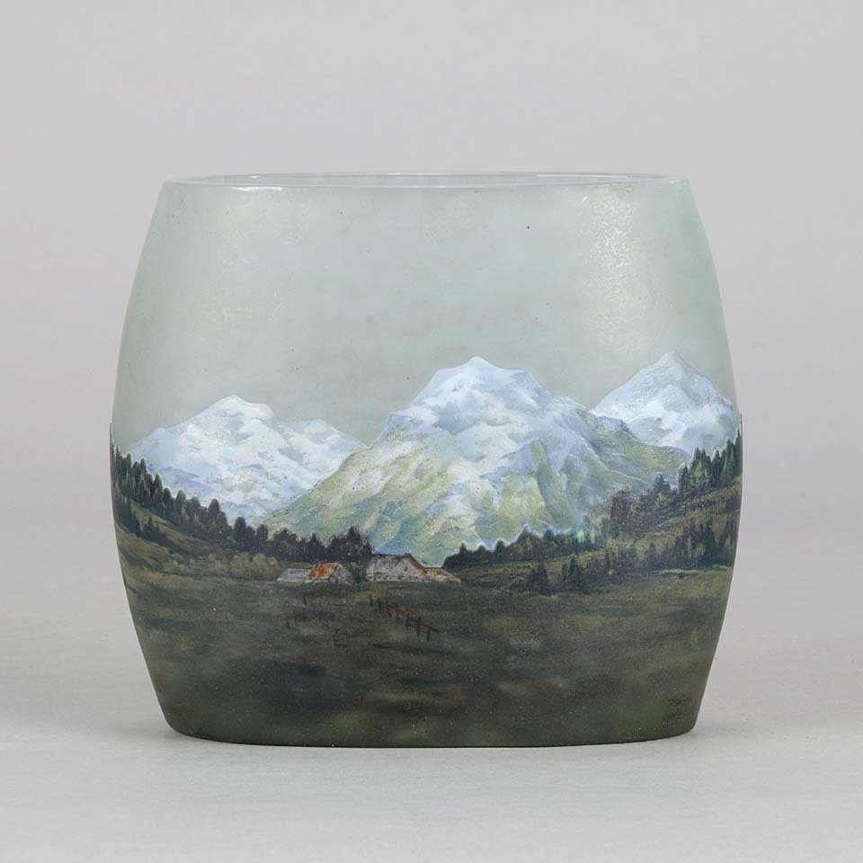 Pillow Alpine Vase by Daum Freres