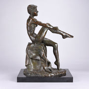 Enzo Plazotta - Girl With Stockings - Hickmet Fine Arts