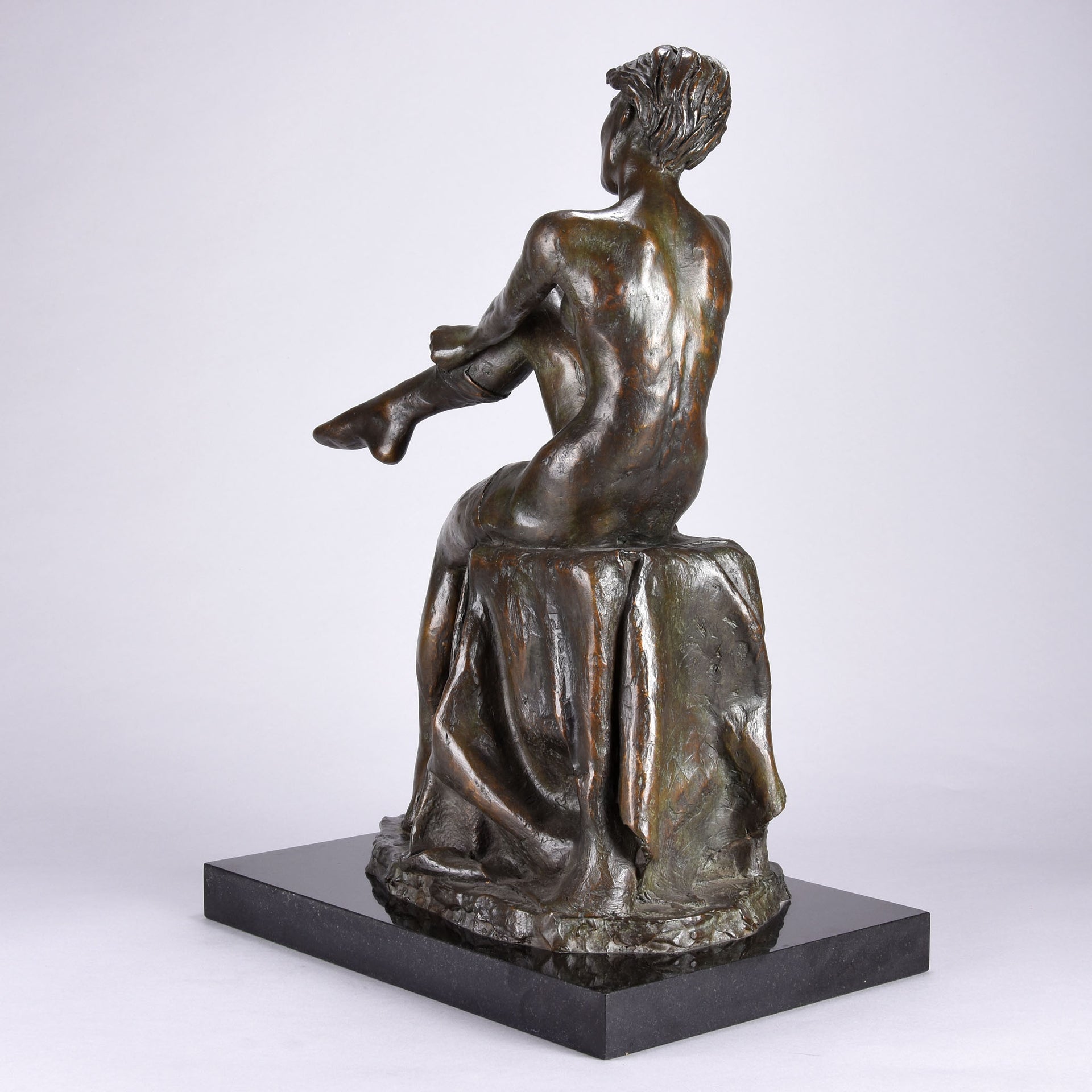 Enzo Plazotta - Girl With Stockings - Hickmet Fine Arts