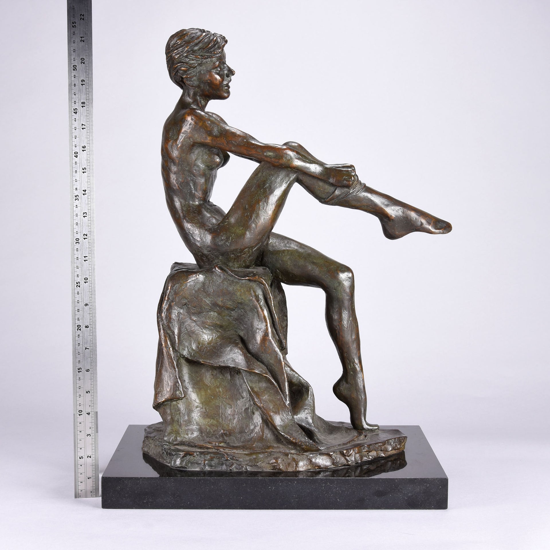 Enzo Plazotta - Girl With Stockings - Hickmet Fine Arts