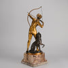 Art deco figurines – Diana with Hound – Prof Poertzel - Antique Bronze - Art Deco Sculpture - Bronze statues for sale - art deco statues 1930s - art deco bronze figurines - antique bronze figures - bronze figurines for sale - Art Deco Bronze - genuine art deco figurines - Art Deco Bronze Lady - Antique bronze statues - Antique bronze sculptures for sale - Art Deco sculptures for sale – Hickmet Fine Arts