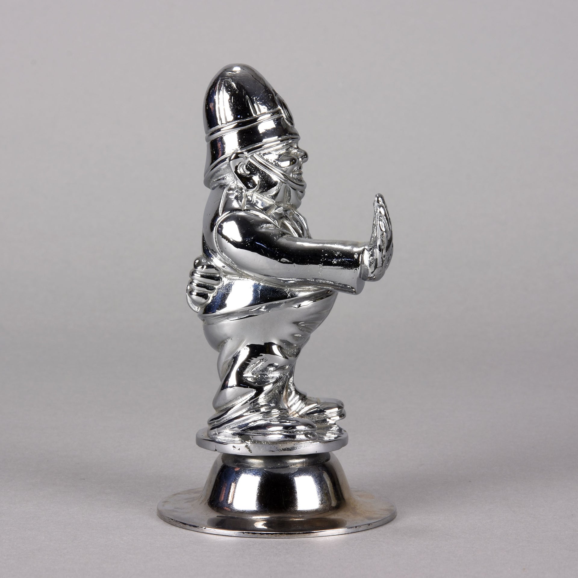Policeman Car Mascot - Silver Plated - Hickmet Fine Arts